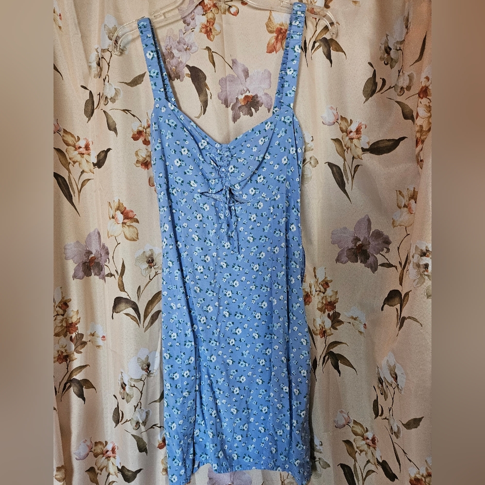 Aeropostale Blue Floral Sundress